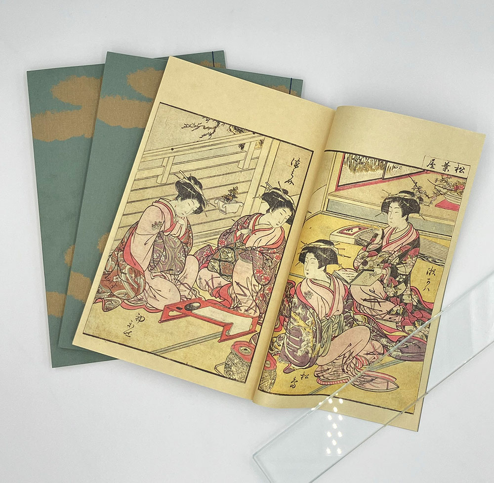 『青楼美人合姿鏡』 豪華プリント３冊セット